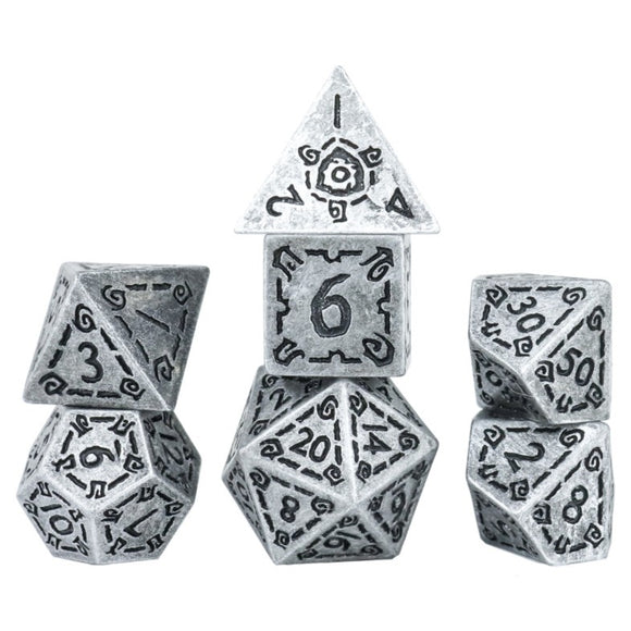 Sirius Dice: Illusory Metal - Silver (7)