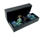 Luxury Faux Leather Dice Box / Rolling Tray - R4I Logo