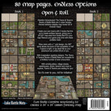 Towns & Taverns Books of Battle Mats - 2 Book Set