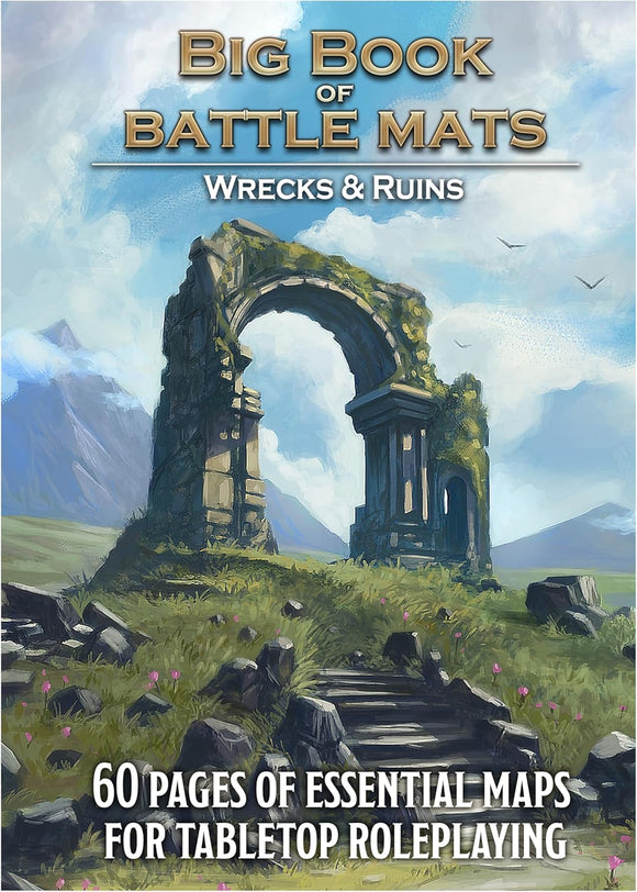 Big Book of Battle Mats Wrecks & Ruins (12x9
