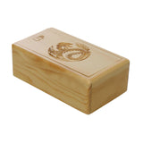 The Ark Premium Wooden Dice Tray with Etched Tribal Dragon Design