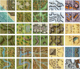 Giant Book of Battle Mats - Wilds, Wrecks & Ruins (17x12”)