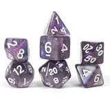 Unearthed Treasure Amethyst 7-Piece Polyhedral RPG Dice Set | Sirius Dice