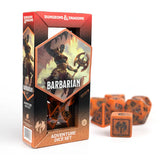 Dungeons & Dragons Adventure Dice - Barbarian: Orange