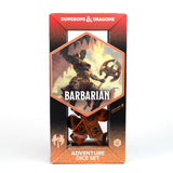 Dungeons & Dragons Adventure Dice - Barbarian: Orange