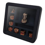 Character Shrine-RPG Dice and Miniature Traveling Display Case - Black
