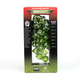Dungeons & Dragons Adventure Dice - Druid: Green