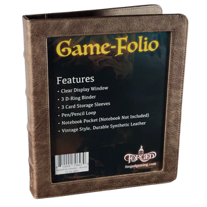 Game-Folio RPG Binder and Character Journal - Bronze