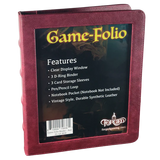 Game-Folio RPG Binder and Character Journal - Red