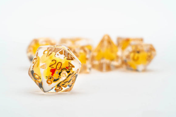 Cat Dice 16mm Resin Poly Dice Set