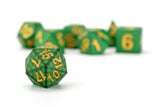 Dragon Storm Silicone Dice Set: Green Dragon Scales