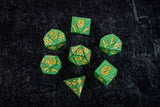 Dragon Storm Silicone Dice Set: Green Dragon Scales