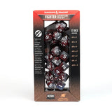 Dungeons & Dragons Adventure Dice - Fighter: Red