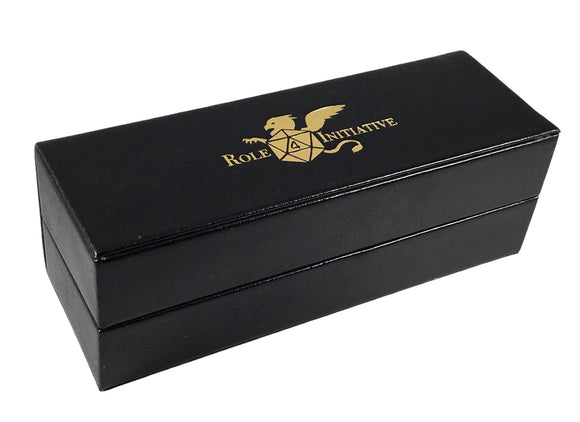 Luxury Faux Leather Dice Box / Rolling Tray - R4I Logo