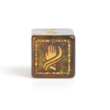 Dungeons & Dragons Adventure Dice - Monk: Blue / Gold