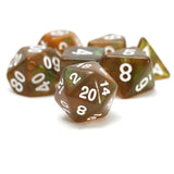 Unearthed Treasure Peridot 7-Piece Polyhedral RPG Dice Set | Sirius Dice
