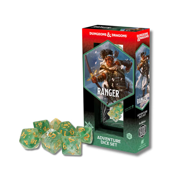 Dungeons & Dragons Adventure Dice - Ranger: White / Green