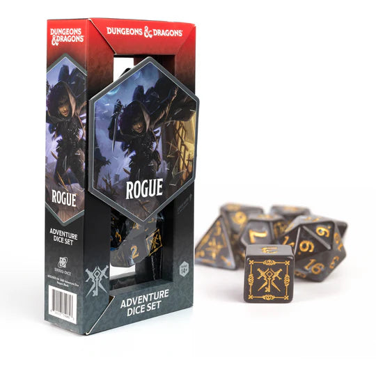 Dungeons & Dragons Adventure Dice - Rogue: Black