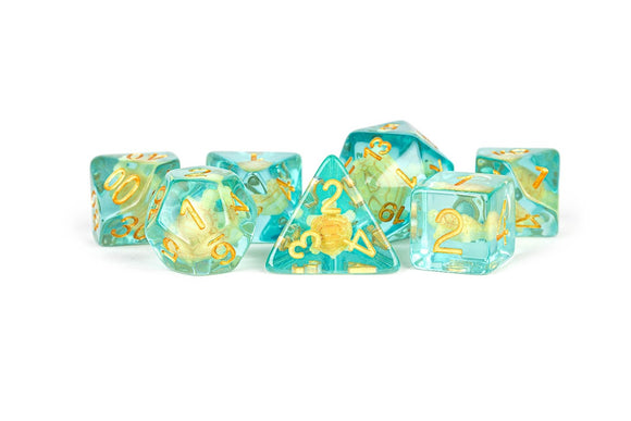 Turtle 16mm Resin Poly Dice Set