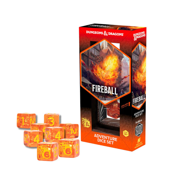 Dungeons & Dragons Adventure Dice - Fireball