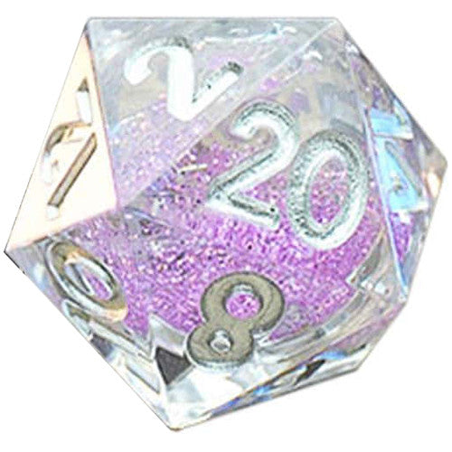 Individual D20 Elixir Liquid Core Dice: Sorcerous Swirl