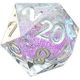 Individual D20 Elixir Liquid Core Dice: Sorcerous Swirl