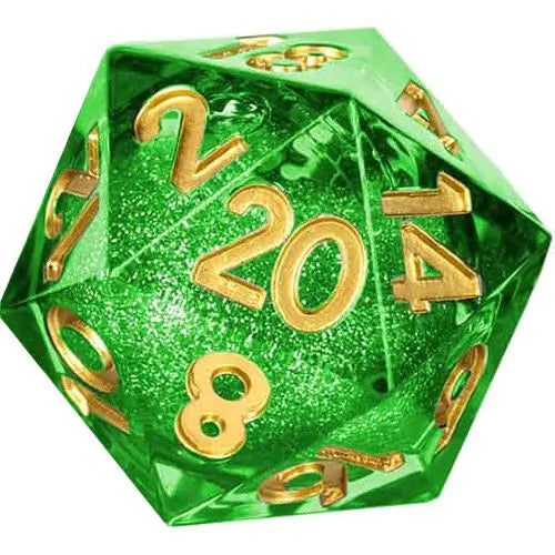 Individual D20 Elixir Liquid Core Dice: Aegis of Hope
