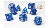 Pearl Blue Acrylic Dice Set