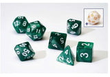 Pearl Green Acrylic Dice Set