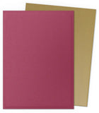 Dragon Shield Sleeves: Matte Dual - Pomegranate & Gold (100)
