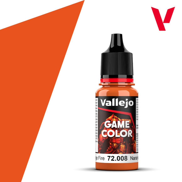 Vallejo Orange Fire (18 ml/0.6 fl oz)