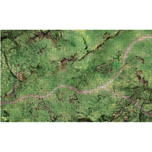 D&D Icons of the Realms: Bluffs Battle Mat (3' x 5')