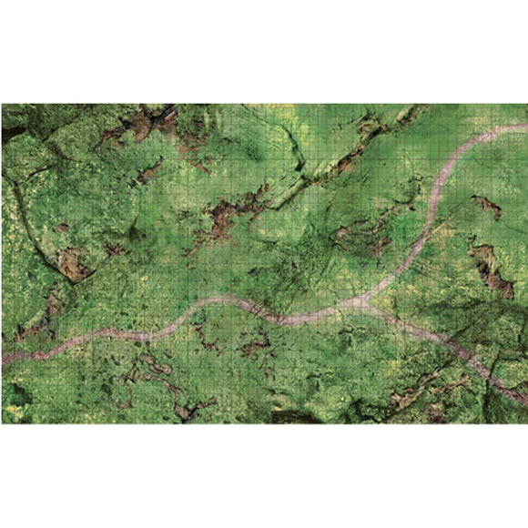 D&D Icons of the Realms: Bluffs Battle Mat (3' x 5')