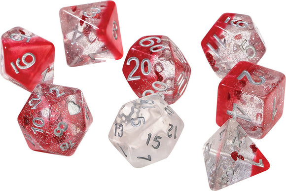 Sirius Dice: Semi-Translucent Hearts (7)