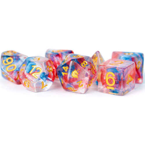 Metallic Dice Games: 16mm Polyhedral Set - Cosmic Carnival (7)