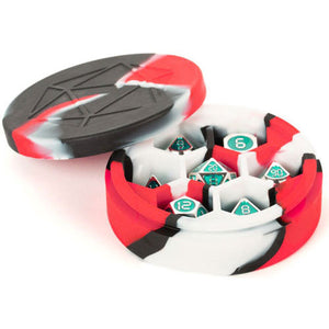 Metallic Dice Games: Silicone Case - Red/Black/White