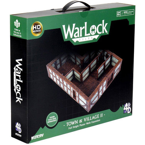WarLock Tiles: Town & Village 2 - Full Height Plaster Walls Expansion