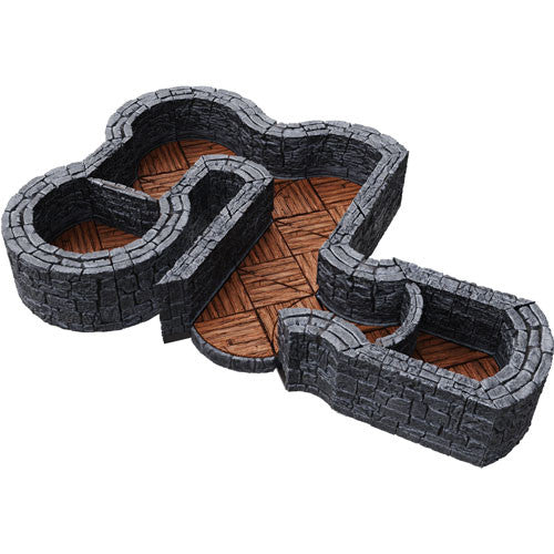 WarLock Tiles: Dungeon Tiles Expansion - One Inch Angles & Curves