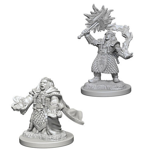 D&D Nolzur's Marvelous Unpainted Minis: W4 Dwarf Female Cleric