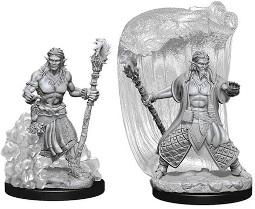 D&D Nolzur's Marvelous Unpainted Minis: W5 Water Genasi Male Druid