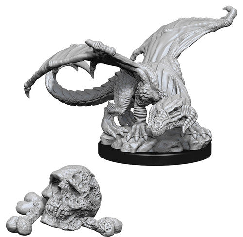 D&D Nolzur's Marvelous Unpainted Minis: W10 Black Dragon Wyrmling